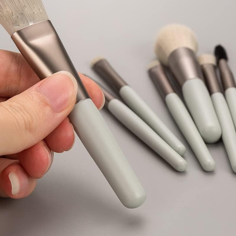 GPPZM 8pcs Mini Size Makeup Set Foundation Highlighter Blending Shishadow Syashashes Brush Broww para maquiagem Pincel
