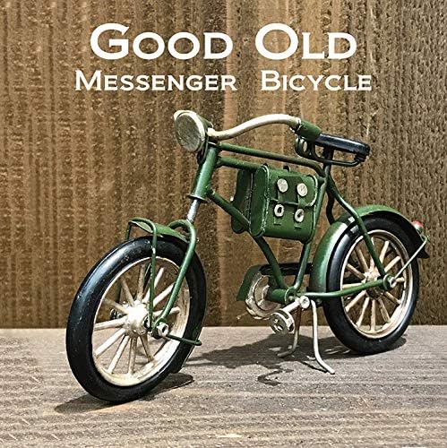 Akizuki boeki 1910d-2002 Good Old Messenger Bicycle Green, W 6,3 x D 2,2 x H 3,7 polegadas