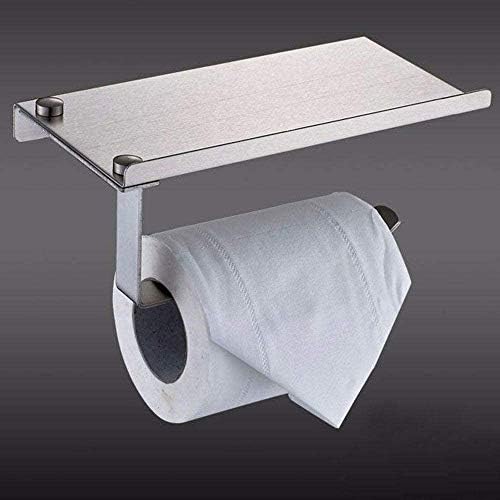 Suporte de toalha de mão de papel zldxdp feito em aço inoxidável com design de prata polido e design de rack de papel para banheiro