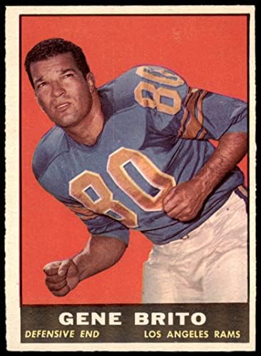 1961 Topps # 54 Gene Brito Los Angeles Rams ex Rams Loyola