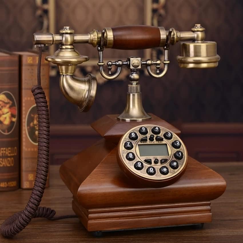 XDCHLK ANTIGO ANTIGO RETRO TELEFONE DE MOLA DE DECORAÇÃO DE LINHEA DE