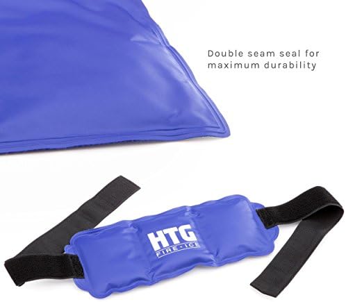 HTG Fire + Ice Pack com cinta para terapia quente e fria