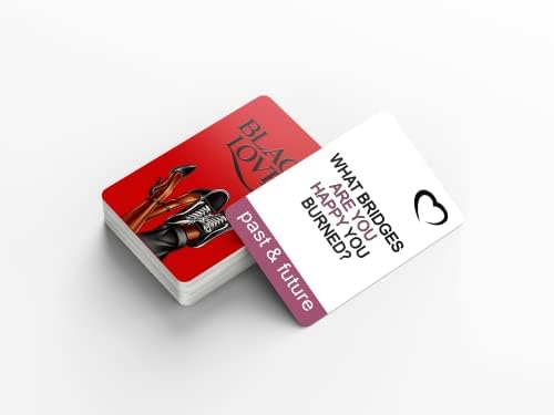 Black de propriedade | Cartões de amor pretos 100 iniciantes na conversa | Casais Games Date Night Cards Weekend Romantic Weekend ou Strangers Date Night | Ótimos jogos para adultos para casais | Cartões de intimidade para casais