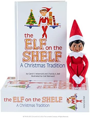 ELF na prateleira: uma tradição de Natal de garoto azul -de olhos azuis elfo e elfo e livro incluídos. & Elf Pets: uma