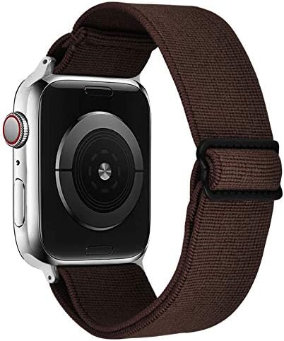 Bandas elásticas do Visoom Compatível com Apple Watch 38mm/40mm/42mm/44mm-Apple Watch Strap para Iwatch Series 6/SE/5/4/3/2/1 1 Acessórios Elastics Sports Substituição para homens mulheres mulheres