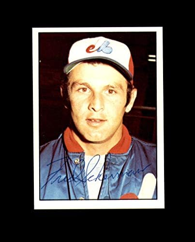Fred Scherman assinado à mão de 1975 SSPC Montreal Expos Autograph
