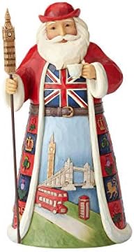 Enesco Jim Shore Heartwood Creek Papai Noel ao redor do mundo, 7 , multicolor, 2 contagem