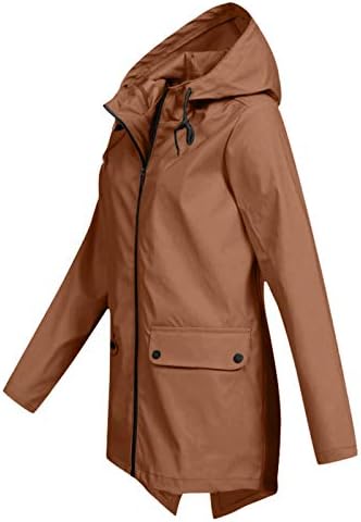 Casacos de chuva para mulheres 2022 plus size cor sólida ativa jaqueta esportiva de roupas esportivas com capuzes com capuz de