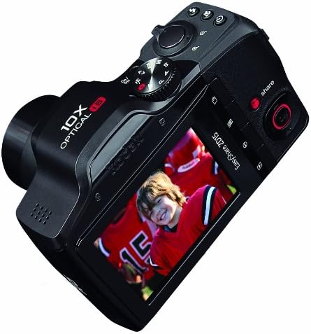 Kodak Easyshare ZD15 10MP Câmera digital com 10x de imagem estabilizada de imagem óptica com LCD de 2,5 polegadas