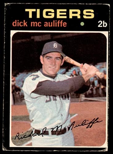 1971 O-Pee-Chee # 3 Dick McAuliffe Detroit Tigers VG Tigers