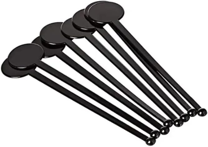 BRCCEE AC 100pcs 7 polegadas Cocktail Swizzle Sticks, Agitadores de bebidas de bebida de plástico descartáveis ​​de plástico agitadores de bebidas de uísque de café