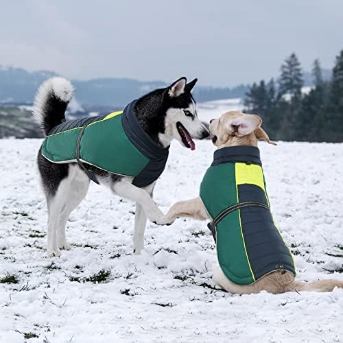 Jaqueta de cachorro quente t'chaque, casaco de clima frio para cães pequenos médios grandes, colete de cachorro