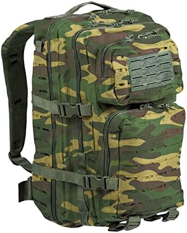 Bahoki Essentials Size Grande Mochila Tática - Mochila Militar com Molle Bags - Bolsa ajustável de malha ventilada