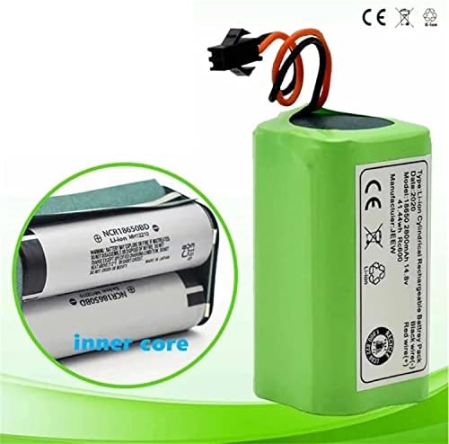 Bateria de substituição de íons de lítio de 14.4V, bateria recarregável de 18650, substituição da excelência em Conga 990 ECOVACS DEEBOT N79 N79S DN622, EUFY Robovac 11 11s 12 15c 15s 35c, 3000mAh