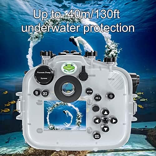 Sapos do mar para Fujifilm X-T4 16-50mm 18-55mm 40m/130 pés subaquáticos Caixa de câmera…