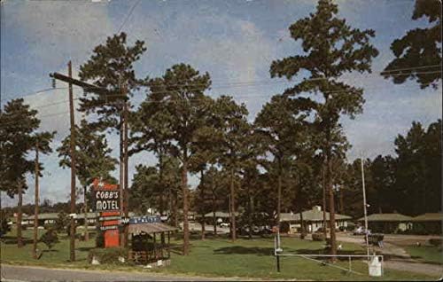 Motel e restaurante Rocky Mount de Cobb, Carolina do Norte NC Original Vintage Postcard