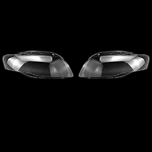 Para Audi A4 B7 2006 2007 2008, lente de faróis de carro transparente Lens de farol de carro