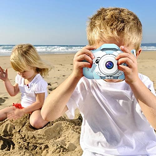 Câmera de bebê digital para crianças adolescentes meninos meninas, câmera pequena portátil com cartão SD de 8 GB, ponto compacto e