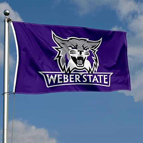 Weber State Wildcats Grande bandeira da faculdade 3x5