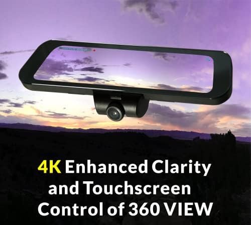 Rydeen Tombo 360X Visualização Surround 4K Dash Câmera Dash Camera