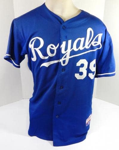 Kansas City Royals Evans 39 Game usou Blue Jersey Ext St BP 48 DP39065 - Jerseys MLB usada para MLB usada