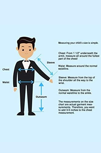 Little Gents Boys Tuxedo Suit - Tuxedo da criança para casamento e comunhão - Modern Fit