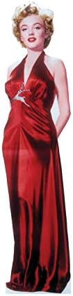 Gráficos avançados Marilyn Monroe Vestido Vermelho Tamanho Life Standout Corte de papelão