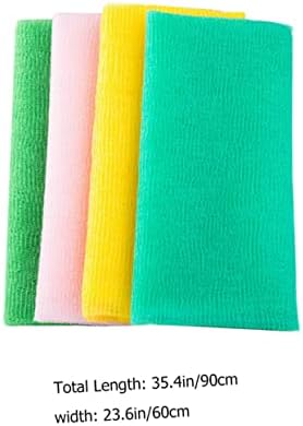 FRCOLOR 16 PCS esfoliando toalha de banho macio toalhas de banho corpora Toalhas de caróbia Lavagem corporal lavador