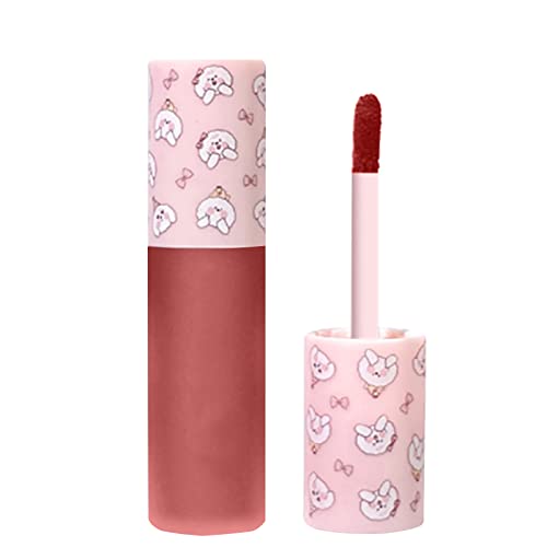 Lip Gloss Compatível com Mace Batom à prova d'água Lipstick feminino portátil non stick xícara de cor diária Uso diário Cosméticos Uma variedade de opções de cores Princess Lip Gloss for Little Girls