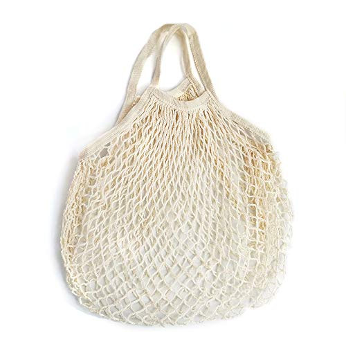Desmoo 5pcs pacote de sacolas de algodão reutilizável sacos de compras de supermercado Sacos de compras portátil/lavável