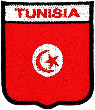 Kleenplus 2,6x2,3 polegadas. Tunisia Flag Patch Flag Emblem Figurino uniforme Tactical Militar