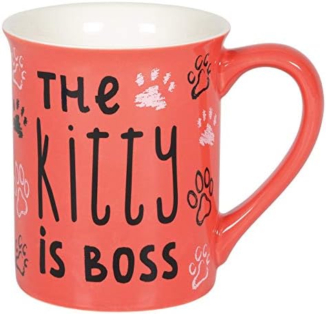 Enesco Nosso nome é Mud Kitty é Boss Pets Coffee Caneca, 16 onças, multicolor