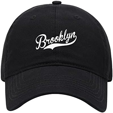 L8502-LXYB Caps de beisebol masculino Brooklyn Caps de beisebol de algodão de algodão lavado no Brooklyn