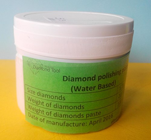 Pasta de polimento à base de água de diamante 5/3 mícron, 100g