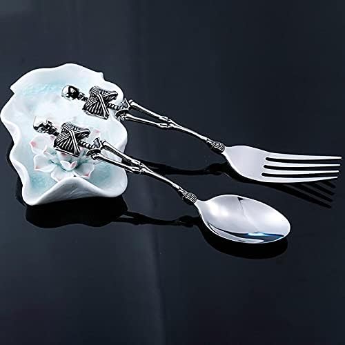 #m3otv2 Creative Titanium Steel Skeleton Facho Spoon Spoon Western Tableware