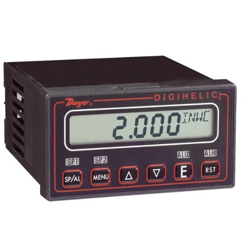 Controlador de pressão diferencial digihelica Dwyer, DH-002.25 W.C, 3 em 1: Gage, Switch and Transmissor