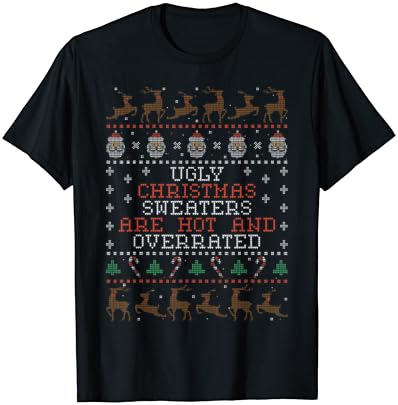 Camiseta feia de Natal é quente e superestimada