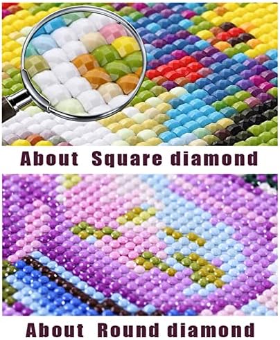 Grande pintura de diamante Praia do sol por kits de números, DIY 5D Diamond Diamond Square Prain Frill Stitch Crystal