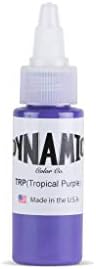 Dinâmica Tattoo Ink Color Tropical Purple 1oz