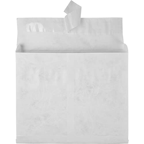 Envelopes de expansão de peso de peso de qualidade de qualidade de qualidade, branco, 10 x 13 x 2 2