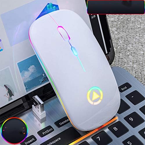 Solustre 1pc Durável mouse Luminous Luminous RGB, Mouse RGB RGB reutilizável criativo, mouse profissional de trabalhador