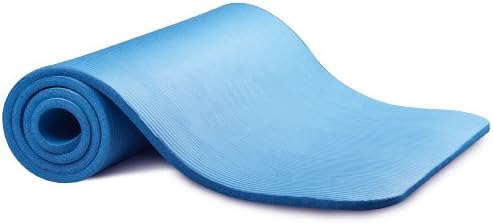 Tapete de ioga com tapete de exercício resistente a bolsas e cinta premium, 10 mm de espessura, 72 x 24 polegadas, perfeita