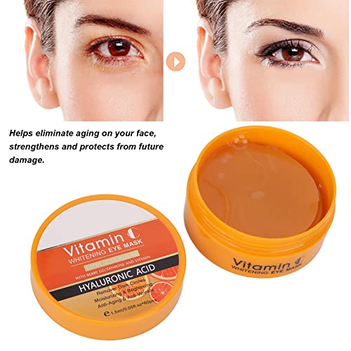 Sob máscara ocular, 60pc Vitamina-C sob os olhos patches de colágeno sacos de olhos melhoram as linhas e as rugas máscaras oculares