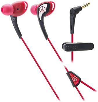 Audio-Technica ATH-SPORT2RD Sonicsport fones de ouvido, vermelho