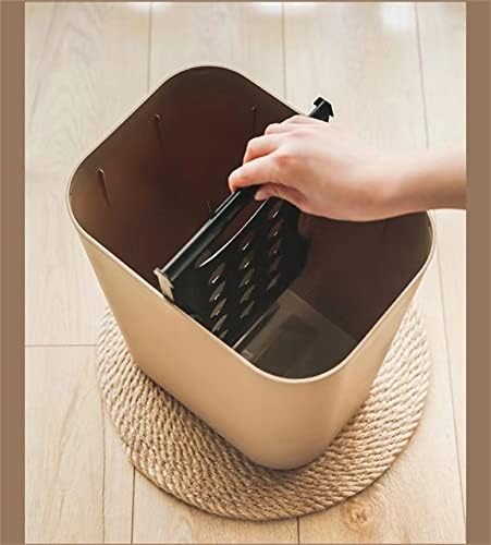 Lixo de triagem de tampa doméstica pode dobrar a lata de lixo, lata de lixo de separação seca e úmida, lixeira de reciclagem