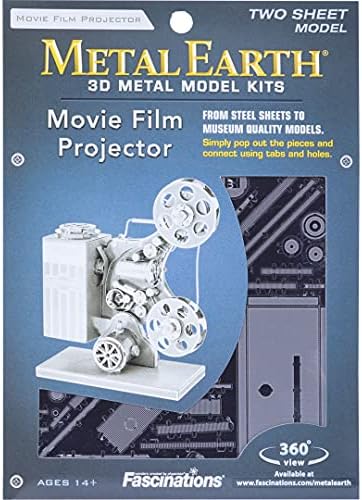 Fascinations Metal Earth Film Projecor 3D Metal Model Kit