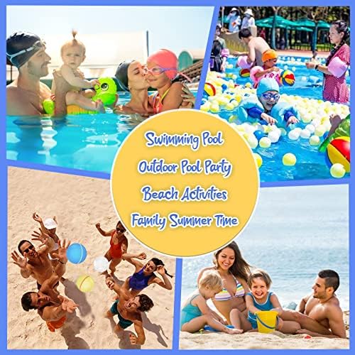 Balões de água reutilizáveis ​​para crianças adultos, bola de água de silicone auto-vedada, bolas de respingo de água de enchimento rápido, brinquedos ao ar livre divertidos de verão para crianças com mais de 3 anos, brinquedos de piscina, parque aquático, festa de verão