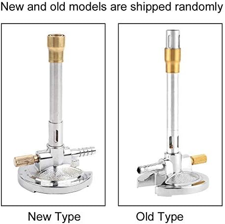 Burner durável resistente ao calor Bunsen, materiais de metal de tubo de cobre, micro-default de tubo único