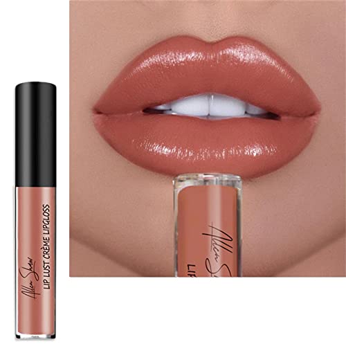 Uikceten Caramel Bars Lipstick Lip Glaze Creamy Lip Gloss Ladies Lipstick Lip à prova d'água Lipsick Novice Batom 4ml