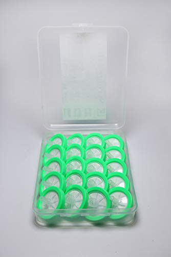 Filtro de seringa Link Filtração de nylon orangonic, 25 mm de diâmetro 0,22um poro pacote não estéril de 20